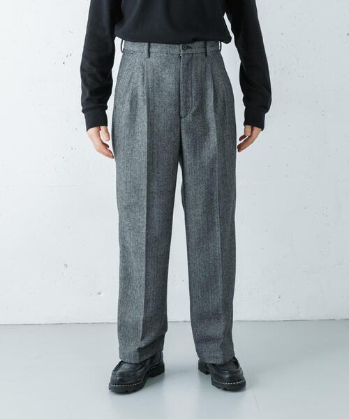 URBAN RESEARCH(アーバンリサーチ)の「ヘリンボーンワイドスラックス(その他パンツ・メンズ・グレー/ブラウン・SMALL/MEDIUM/LARGE)」の10枚目の写真