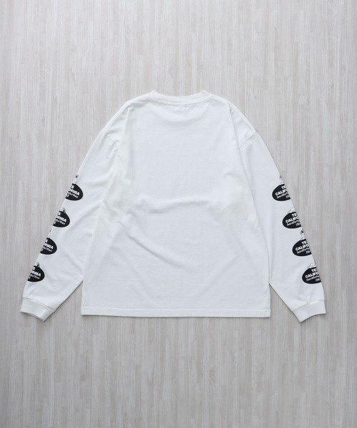 The Endless Summer(エンドレスサマー)の「TES OVAL LOGO PT LONG SLEEVE T-SHIRT / ロンT(Tシャツ/カットソー・メンズ・ホワイト/ネイビー/ブラック・XX-LARGE/X-LARGE/LARGE/MEDIUM/SMALL)」の12枚目の写真
