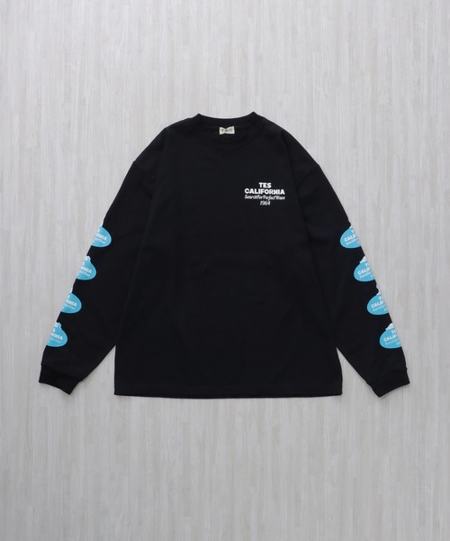 The Endless Summer(エンドレスサマー)の「TES OVAL LOGO PT LONG SLEEVE T-SHIRT / ロンT(Tシャツ/カットソー・メンズ・ホワイト/ネイビー/ブラック・XX-LARGE/X-LARGE/LARGE/MEDIUM/SMALL)」の13枚目の写真