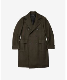 Bonheur Wool Polo Coat (Khaki)