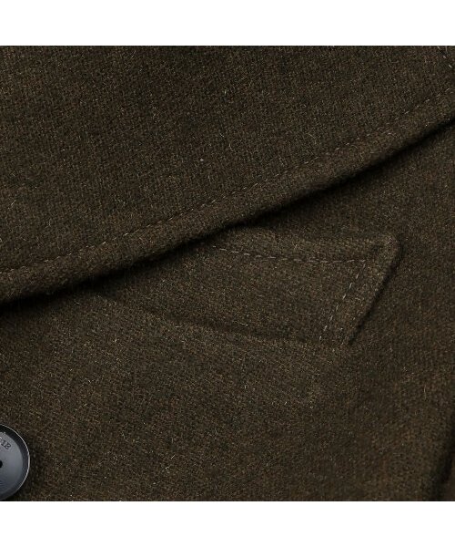 sortie(ソルティ)の「Bonheur Wool Polo Coat (Khaki)(チェスターコート・メンズ・その他・MEDIUM/X-LARGE/LARGE)」の3枚目の写真
