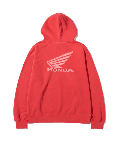 PHYPS MOTORCYCLE（フィップスモーターサイクル）の「Vintage Bear Graphic Hoodie Red（パーカー・メンズ・その他・MEDIUM/LARGE/X-LARGE/SMALL）」の2枚目の写真