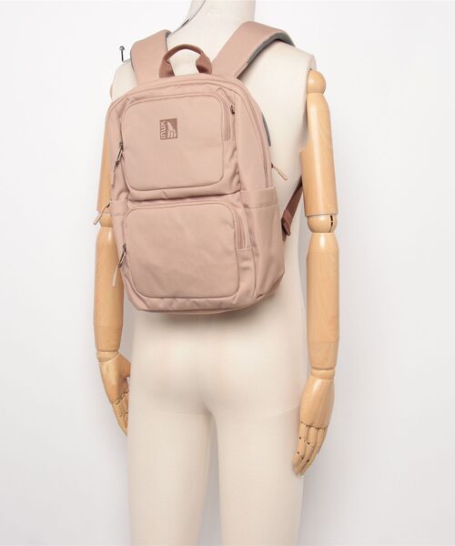 INUK(イヌーク)の「【INUK】PILOT-A4 RP(バックパック/リュック・レディース・ピンク系その他/ブラック・ONE SIZE)」の7枚目の写真