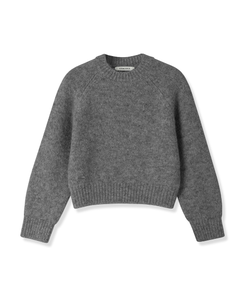 Vivacious(ビバシャス)の「Lumi Raglan Minimal Knit - 5COL(ニット/セーター・レディース・ピンク/グレー/スカイブルー/チャコール/アイボリー・FREE)」の12枚目の写真