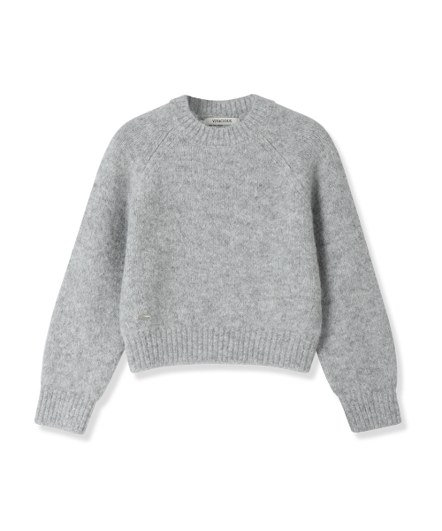 Vivacious(ビバシャス)の「Lumi Raglan Minimal Knit - 5COL(ニット/セーター・レディース・ピンク/グレー/スカイブルー/チャコール/アイボリー・FREE)」の13枚目の写真