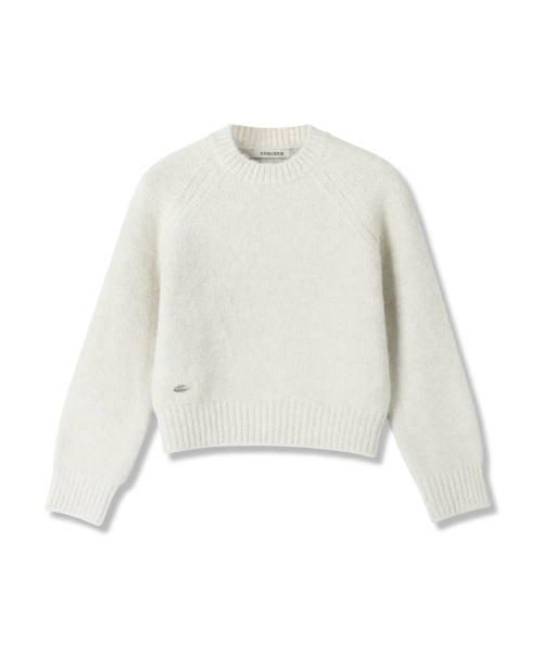 Vivacious(ビバシャス)の「Lumi Raglan Minimal Knit - 5COL(ニット/セーター・レディース・ピンク/グレー/スカイブルー/チャコール/アイボリー・FREE)」の14枚目の写真