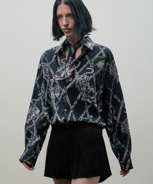UNTAGE(アンテージ)の「ジャカプリントスカーフシャツ(ユニセックス)_UTS-FS61(シャツ/ブラウス・メンズ・その他・MEDIUM/LARGE)」の2枚目の写真