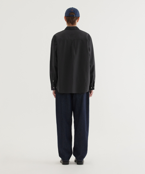 COVERNAT(カバーナット)の「ルーズフィットリネンシャツチャコール(シャツ/ブラウス・レディース・その他・LARGE/X-LARGE/XX-LARGE/X-SMALL/SMALL/MEDIUM)」の6枚目の写真
