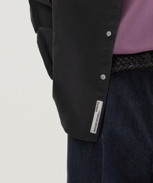 COVERNAT(カバーナット)の「ルーズフィットリネンシャツチャコール(シャツ/ブラウス・レディース・その他・LARGE/X-LARGE/XX-LARGE/X-SMALL/SMALL/MEDIUM)」の8枚目の写真