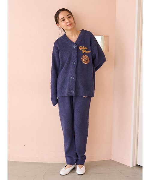 セール】ドーナツジャガードロングパンツ（ルームウェア/パジャマ