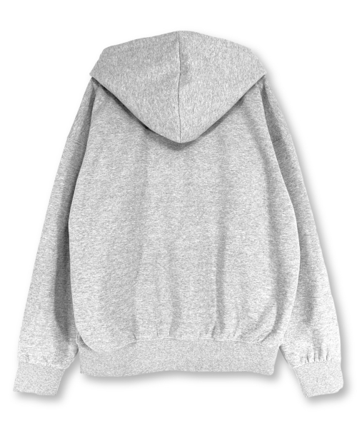 DAMISH(ダミシュ)の「ヴィンテージクロスツーウェイフードジップアップ_グレー(パーカー・レディース・グレー・SMALL/MEDIUM)」の4枚目の写真