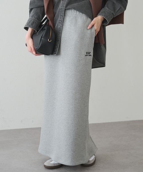 PUAL CE CIN（ピュアルセシン）の「裏ボアスウェットスカート（スカート・レディース・オートミール/グレー・FREE）」の14枚目の写真