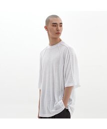 DGNAK（ディグナク）の「Inside Out Over T-Shirt (White)_ PC1TS1010（Tシャツ/カットソー）」