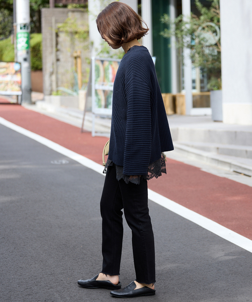 SLOBE IENA（スローブイエナ）の「チュールレースブラウス（シャツ/ブラウス・レディース・ホワイト/ブラック・FREE）」の5枚目の写真