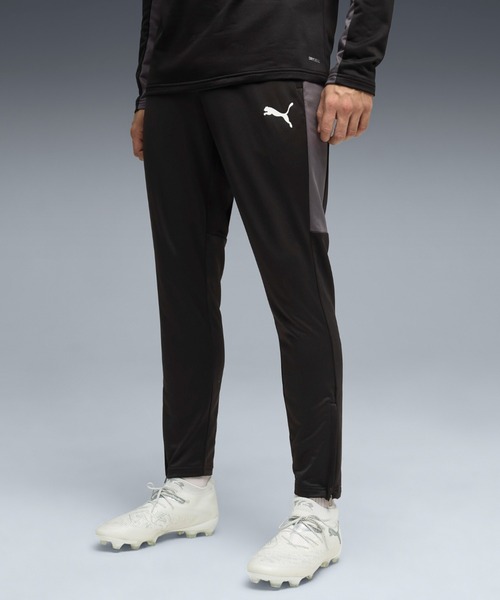 PUMA(プーマ)の「PUMA プーマ メンズ サッカー INDIVILIGA TR パンツ(その他パンツ・メンズ・グレー系その他5/ブラック・LARGE/MEDIUM/X-LARGE/SMALL/XX-LARGE)」の1枚目の写真