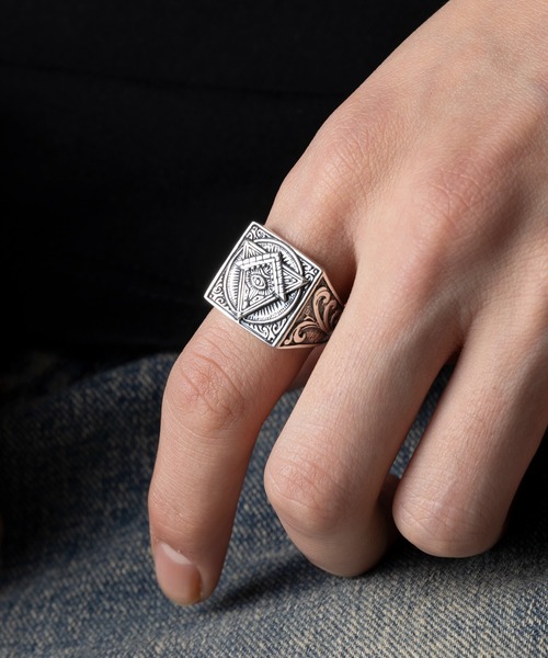 MAISON CLUB(メゾンクラブ)の「【MAISON CLUB】Free Association Ring / Silver925/ KUN/ フリーアソシエーションリング(リング・メンズ・シルバー・ 19/15 /17)」の1枚目の写真