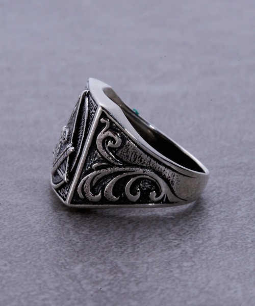 MAISON CLUB(メゾンクラブ)の「【MAISON CLUB】Free Association Ring / Silver925/ KUN/ フリーアソシエーションリング(リング・メンズ・シルバー・ 19/15 /17)」の4枚目の写真
