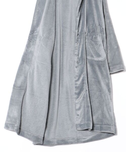 TETERA(テテラ)の「●TETERA/テテラ● SAUNA FUR ROBE / サウナ ファー ローブ(ガウン/バスローブ・レディース・グレー/ネイビー/ライトベージュ・FREE)」の12枚目の写真