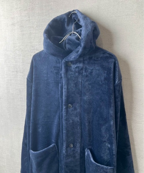 TETERA(テテラ)の「●TETERA/テテラ● SAUNA FUR ROBE / サウナ ファー ローブ(ガウン/バスローブ・レディース・グレー/ネイビー/ライトベージュ・FREE)」の16枚目の写真
