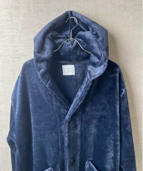 TETERA(テテラ)の「●TETERA/テテラ● SAUNA FUR ROBE / サウナ ファー ローブ(ガウン/バスローブ・レディース・グレー/ネイビー/ライトベージュ・FREE)」の19枚目の写真