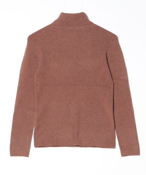 EGLANTINE(エグランティーヌ)の「EGLANTINE カシミヤ混タートルネックニット(ニット/セーター・レディース・ブラウン/チャコールグレー/オフホワイト/イエロー/グリーン/ブラック・38)」の16枚目の写真