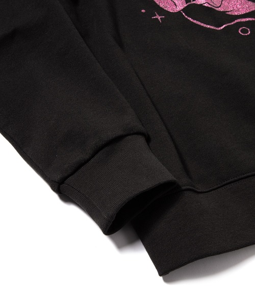 ZOZO（ゾゾ）の「コレサワ BLACK COLLECTION by ZOZOTOWN　れ子ちゃんラメスウェット（スウェット・レディース・ブラック・LL/L/M）」の4枚目の写真