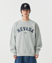 STENDS（ステンズ）の「[M~4XL] シティグラフィック スウェットシャツ_メランジグレー (ネバダ)（スウェット）」