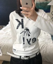 セミクロップey 長袖Tシャツ