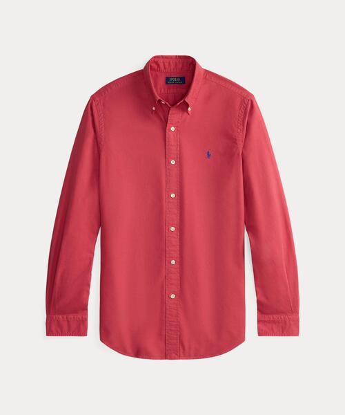 POLO RALPH LAUREN(ポロ ラルフ ローレン)の「クラシック フィット ガーメントダイド オックスフォード シャツ(シャツ/ブラウス・メンズ・レッド系2・XXL/XS/XL/S/M/L)」の5枚目の写真
