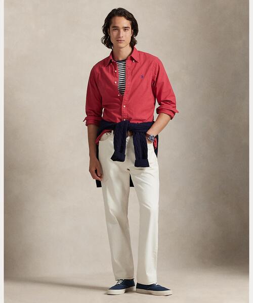 POLO RALPH LAUREN(ポロ ラルフ ローレン)の「クラシック フィット ガーメントダイド オックスフォード シャツ(シャツ/ブラウス・メンズ・レッド系2・XXL/XS/XL/S/M/L)」の6枚目の写真