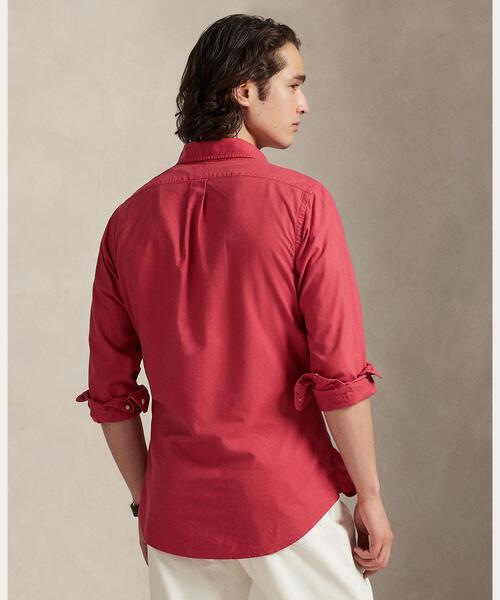 POLO RALPH LAUREN(ポロ ラルフ ローレン)の「クラシック フィット ガーメントダイド オックスフォード シャツ(シャツ/ブラウス・メンズ・レッド系2・XXL/XS/XL/S/M/L)」の7枚目の写真