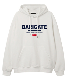 BARIGATE（バリゲート）の「Signature Logo Hoodie (BLS014) White（パーカー）」