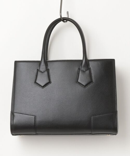 Vivienne Westwood MAN（ヴィヴィアンウエストウッドマン）の「CUTIVE LEATHER SQUARE TOTE M（トートバッグ・メンズ・ブラック・FREE）」の2枚目の写真