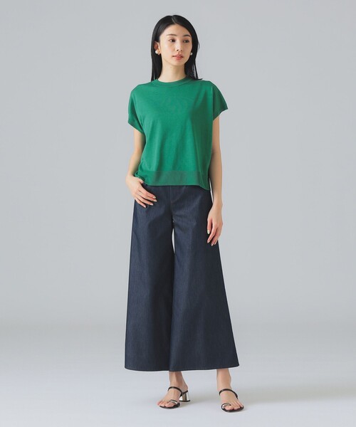 EFFE BEAMS（エッフェビームス）の「M・fil / ライト デニムライク パンツ（その他パンツ・レディース・インディゴブルー・38/36）」の2枚目の写真