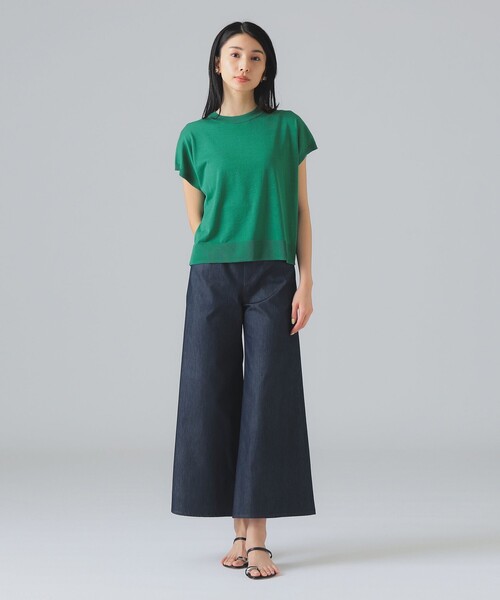 EFFE BEAMS（エッフェビームス）の「M・fil / ライト デニムライク パンツ（その他パンツ・レディース・インディゴブルー・38/36）」の4枚目の写真