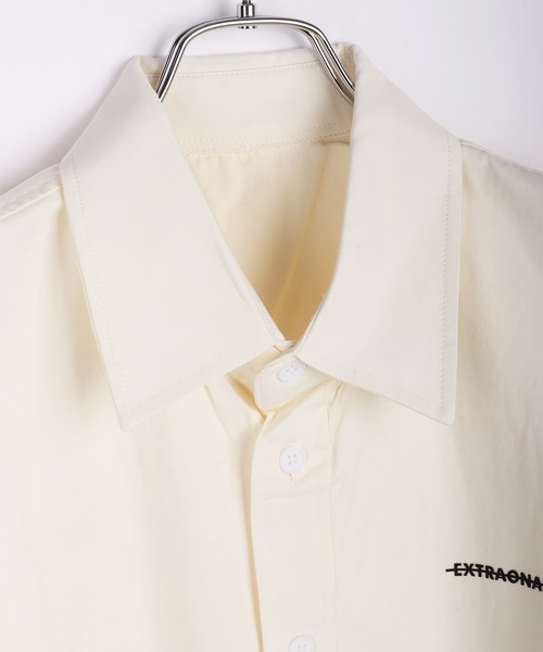 WESTSEA(ウエストシー)の「オーバーサイズ ロゴプリント 長袖シャツ(シャツ/ブラウス・メンズ・アイボリー/ブラック・M/L/XL)」の9枚目の写真