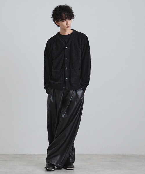 tk.TAKEO KIKUCHI（ティーケータケオキクチ）の「モールニット カーディガン（カーディガン/ボレロ・メンズ・ブルー/ブラック/ベージュ・04/03/02）」の5枚目の写真