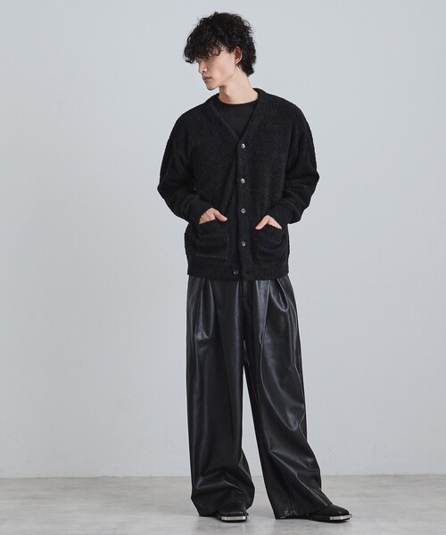 tk.TAKEO KIKUCHI（ティーケータケオキクチ）の「モールニット カーディガン（カーディガン/ボレロ・メンズ・ブルー/ブラック/ベージュ・04/03/02）」の6枚目の写真