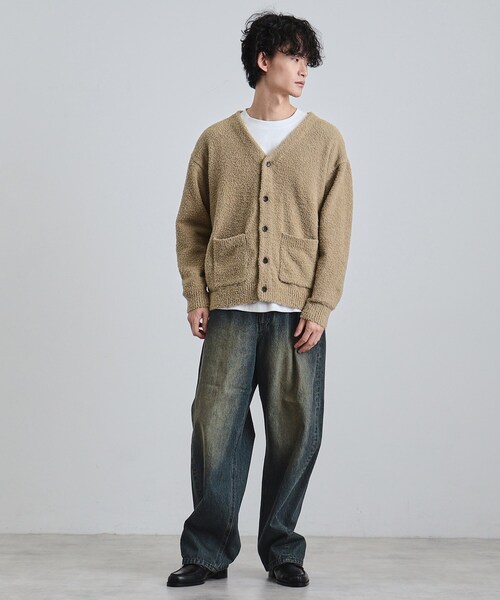 tk.TAKEO KIKUCHI（ティーケータケオキクチ）の「モールニット カーディガン（カーディガン/ボレロ・メンズ・ブルー/ブラック/ベージュ・04/03/02）」の10枚目の写真
