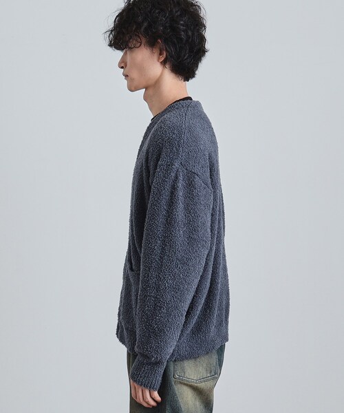 tk.TAKEO KIKUCHI（ティーケータケオキクチ）の「モールニット カーディガン（カーディガン/ボレロ・メンズ・ブルー/ブラック/ベージュ・04/03/02）」の17枚目の写真