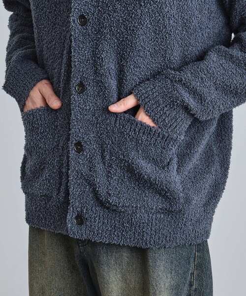 tk.TAKEO KIKUCHI（ティーケータケオキクチ）の「モールニット カーディガン（カーディガン/ボレロ・メンズ・ブルー/ブラック/ベージュ・04/03/02）」の21枚目の写真