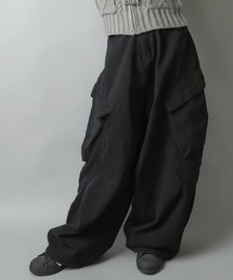 SPINNS | 立体シルエットで差がつく！ベルト付きカーゴバルーンパンツ(その他パンツ)