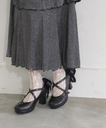 byあしながおじさん | 厚底おでこリボンパンプス 8990041(パンプス)