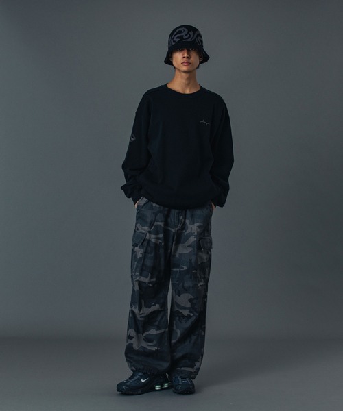 XLARGE(エクストララージ)の「CAMO CARGO PANTS(カーゴパンツ・メンズ・ブラック/オリーブ/ベージュ・30inch/32inch/34inch/36inch)」の5枚目の写真