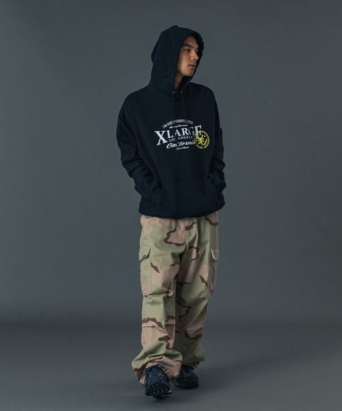 XLARGE(エクストララージ)の「CAMO CARGO PANTS(カーゴパンツ・メンズ・ブラック/オリーブ/ベージュ・30inch/32inch/34inch/36inch)」の10枚目の写真
