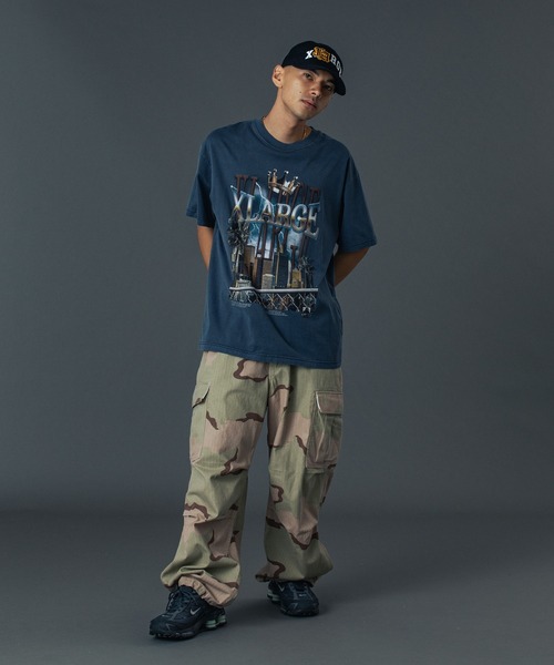 XLARGE(エクストララージ)の「CAMO CARGO PANTS(カーゴパンツ・メンズ・ブラック/オリーブ/ベージュ・30inch/32inch/34inch/36inch)」の11枚目の写真