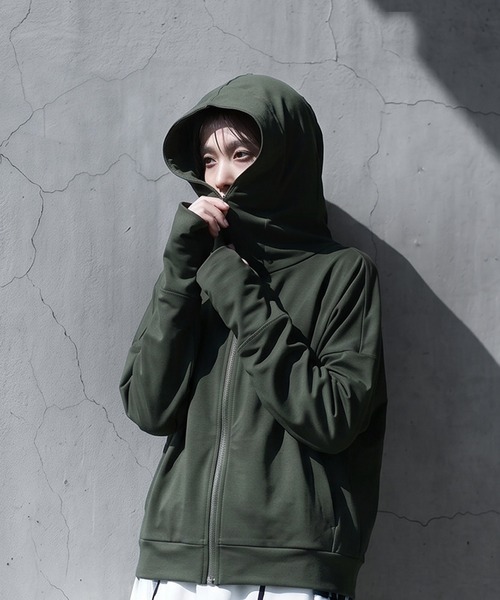 antiqua(アンティカ)の「UVカット フード付き 接触冷感ラッシュガード(パーカー・レディース・ブラック/カーキ/ホワイト系その他/グレイッシュベージュ/ダークグレー/ブラック系その他/カーキ系2/ホワイト系その他3/ブラック系その他2/グレー系その他2/ホワイト系その他2/ベージュ系その他2/カーキ系1/ベージュ系その他3/グレー系その他・ONESIZE)」の1枚目の写真