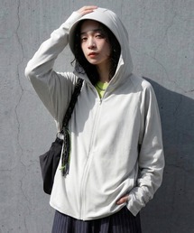 antiqua（アンティカ）の「UVカット 接触冷感 フード付き ラッシュガード パーカー（パーカー）」