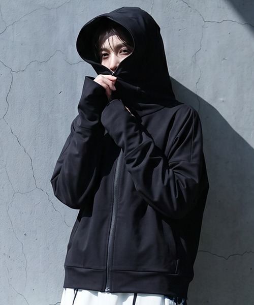 antiqua(アンティカ)の「UVカット フード付き 接触冷感ラッシュガード(パーカー・レディース・ブラック/カーキ/ホワイト系その他/グレイッシュベージュ/ダークグレー/ブラック系その他/カーキ系2/ホワイト系その他3/ブラック系その他2/グレー系その他2/ホワイト系その他2/ベージュ系その他2/カーキ系1/ベージュ系その他3/グレー系その他・ONESIZE)」の7枚目の写真