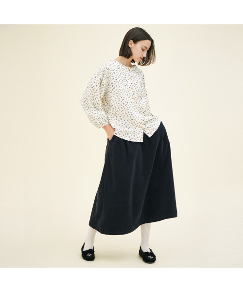 CHIQUITA(チキータ)の「A スカート(コーデュロイ)ネイビー 244403SNV(スカート・レディース・その他・SMALL/MEDIUM)」の3枚目の写真